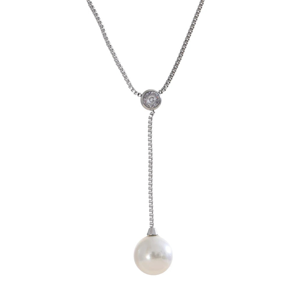 Collier Pendentif Perle de Culture