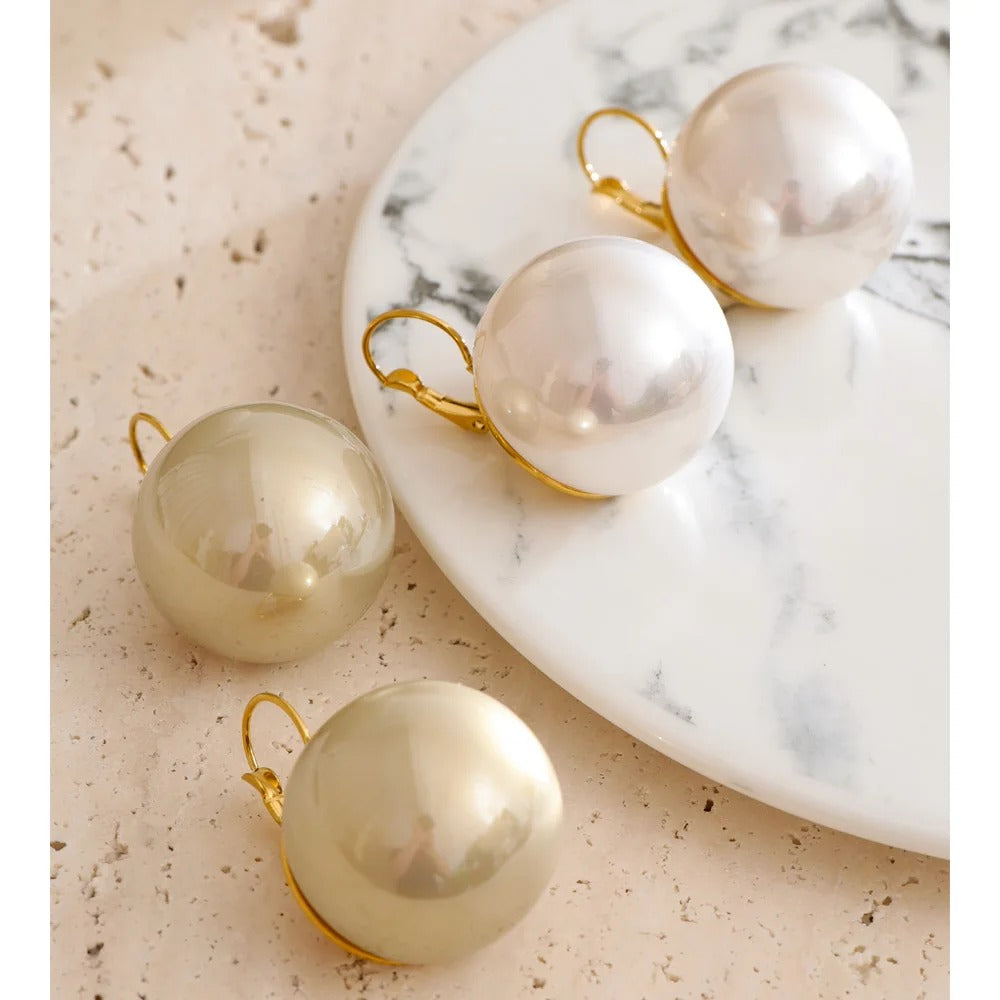 Boucles d'Oreilles Perles Taillées