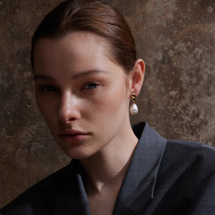 Boucles d'Oreilles Perles Gouttes