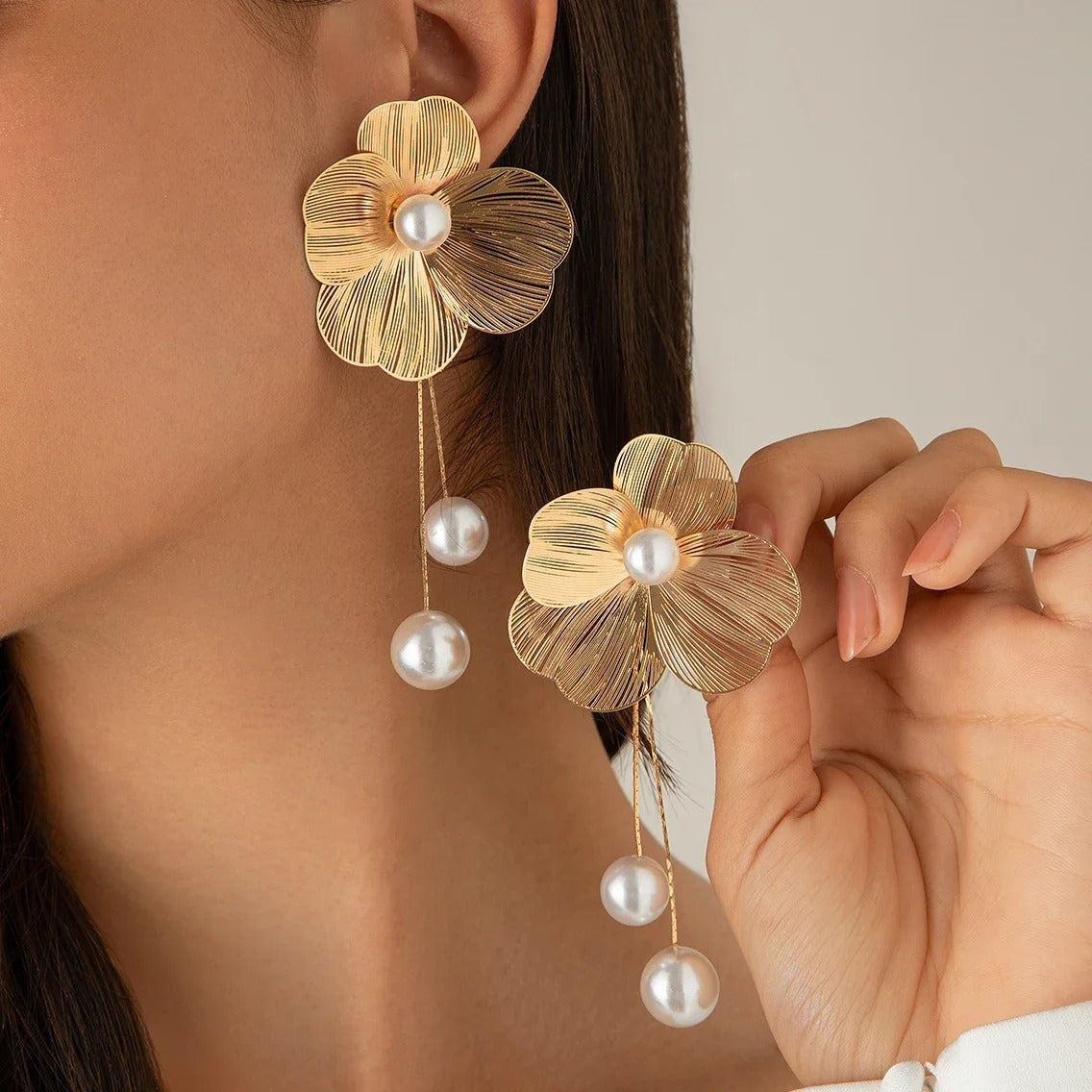 Boucles d’Oreilles Perles Naturelles