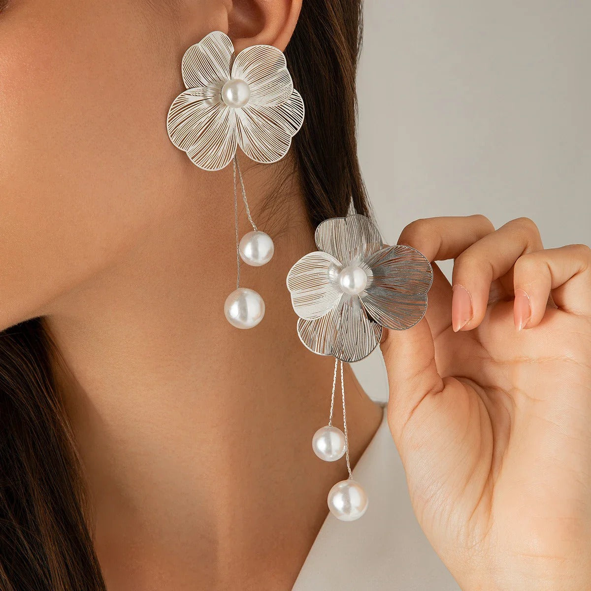 Boucles d’Oreilles Perles Naturelles